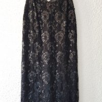 Дамска рокля H&M с дантела и паети размер ХЛ, снимка 6 - Рокли - 37545422