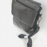 Мъжка кожена чанта с капак., снимка 5 - Чанти - 38999841
