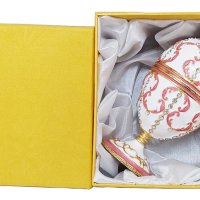 Фаберже стил, кутийки-яйца за бижута в луксозна подаръчна кутия., снимка 3 - Декорация за дома - 43218465