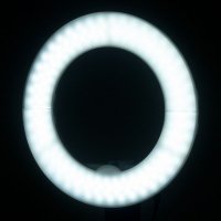 LED лампа Ring 10" - 8W - бяла/черна, снимка 7 - Козметични уреди - 38082337