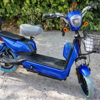 Електрически скутер EcoWay модел JY 450W мотор син цвят, снимка 3 - Мотоциклети и мототехника - 44079216