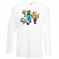 Мъжка тениска майнкрафт Minecraft 1,Minecraft,Игра,Забавление,подарък,Изненада,Рожден Ден., снимка 17 - Тениски - 36494957