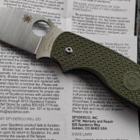 Сгъваем нож Spyderco C123 Sage 5, снимка 13 - Ножове - 39965584