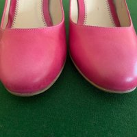 Дамски обувки естествена кожа розови, снимка 5 - Дамски обувки на ток - 43450167
