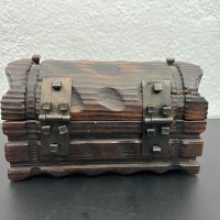 Дървена кутийка / кутия / ковчеже за бижута. №4832, снимка 6 - Антикварни и старинни предмети - 43478958