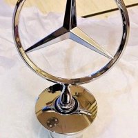  Емблема звезда за Mercedes Benz Silver, снимка 3 - Аксесоари и консумативи - 28019309