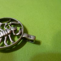 Масивна сребърна висулка "Скорпион", снимка 5 - Колиета, медальони, синджири - 36705186
