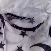 Прозрачна блуза с щампа на луна и слънце р-р S, M, L, снимка 8 - Блузи с дълъг ръкав и пуловери - 33292609