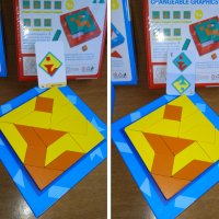ТОП! Два модела Дървени блокчета - мозайка пъзел + рисуване с 60 карти, снимка 2 - Образователни игри - 38551623
