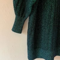 H&M Пуловер рокля S размер черно - зелен 💚🖤, снимка 2 - Рокли - 43714884