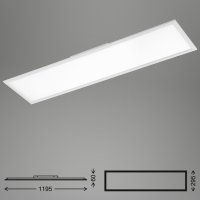 LED панел  Ултра-тънък  - Таванна лампа Правоъгълна (100 x 25 х 6 см), снимка 5 - Лампи за таван - 35902010
