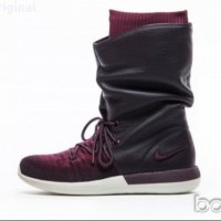 ЛИКВИДАЦИЯ! Nike Roshe 2 Flyknit SE Maroon лимитирана серия дамски ботушки КОД 313, снимка 4 - Маратонки - 21285314