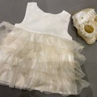 Нова рокля с чорапки и лента 3-6м, снимка 1 - Комплекти за бебе - 27998073