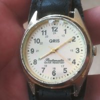 Мъжки часовник QRIS. Vintage watch. Механичен механизъм. Кожена каишка. , снимка 1 - Мъжки - 40251336