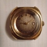 позлатен часовник Заря 22 камъка, снимка 2 - Антикварни и старинни предмети - 43650914
