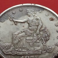 РЕПЛИКА КОПИЕ на Американския сребърен долар 1875г. УНИКАТ за КОЛЕКЦИОНЕРИ 41471, снимка 6 - Нумизматика и бонистика - 43193449