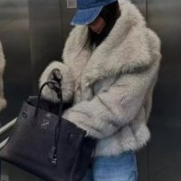 Ликвидация! Късо дамско палто от изкуствен косъм - Доставка 24 часа , снимка 2 - Палта, манта - 44029035
