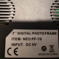 Фоторамка NEO 7", снимка 4 - Друга електроника - 40309611