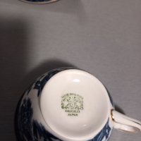 Японски костен порцелан, колекционерска чаша, снимка 6 - Антикварни и старинни предмети - 40761156