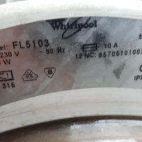 Продавам Люк за пералня whirlpool FL5103 , снимка 3 - Перални - 28242944