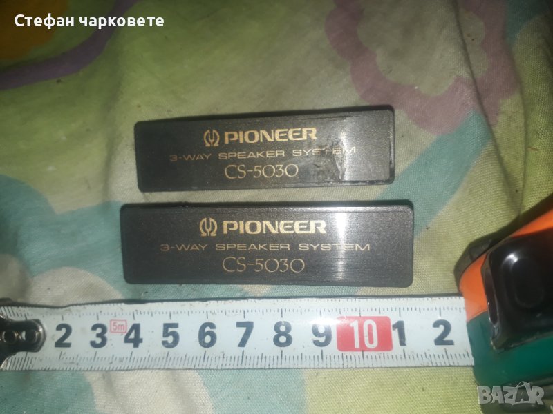  PIONEER Табелки от тонколони, снимка 1
