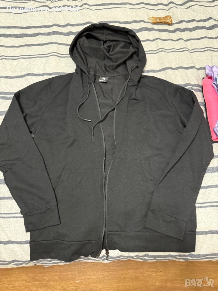 Черно спортно горнище, снимка 1