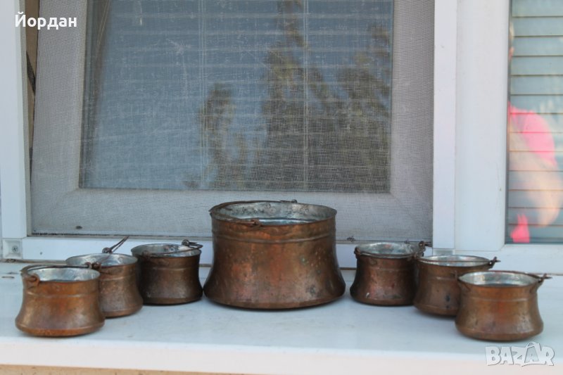 7 броя медни котлета, снимка 1