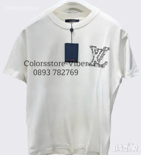 Мъжка бяла тениска LV-BR209, снимка 1