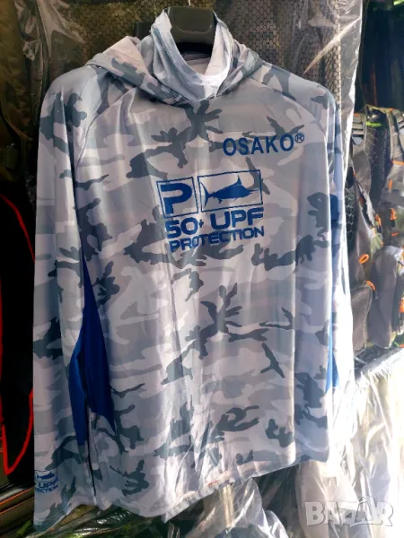 Суитшърт за риболов с УВ защита Osako 50+ UPF, снимка 1