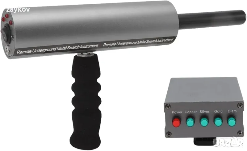 Метален детектор AKS, професионален акумулаторен златотърсач с 800 м дълъг обхват, снимка 1