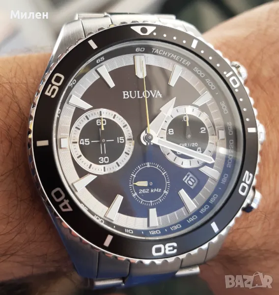 Bulova 262khz Chronograph , снимка 1
