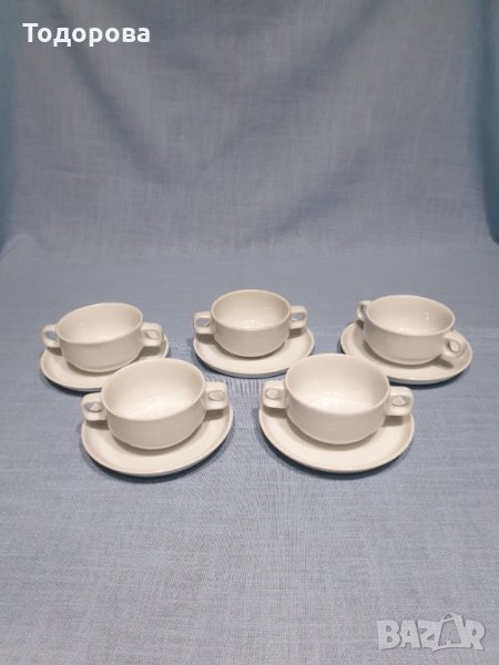 Порцеланов сет-чаши,купи с две дръжки Schonwald  Germany, снимка 1