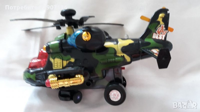 ВОЕНЕН ХЕЛИКОПТЕР С БАТЕРИИ , снимка 1