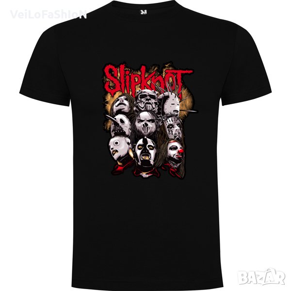 Нова мъжка тениска на музикалната група SLIPKNOT, снимка 1