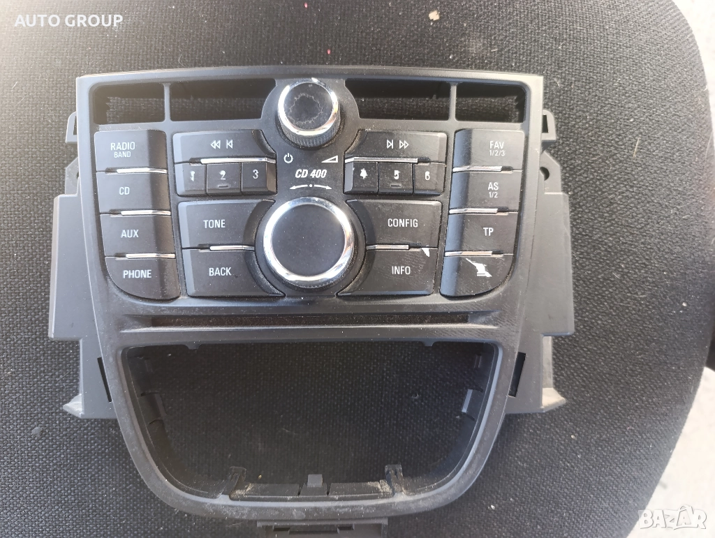 Модул панел радио Опел Астра 11г / Opel Astra J - 133372188, снимка 1
