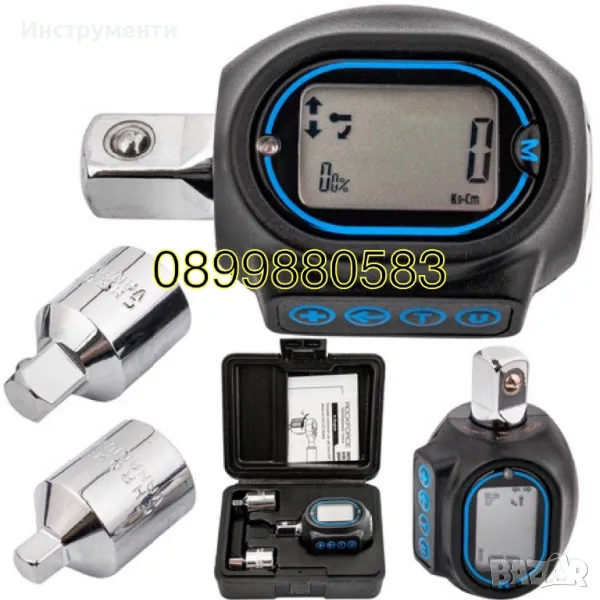 Цифров динамометричен адаптер 1/2”, 40-200Nm Rockforce, снимка 1