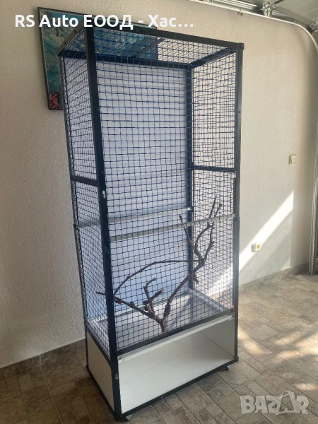 Клетка за птици - ръчно производство , снимка 1