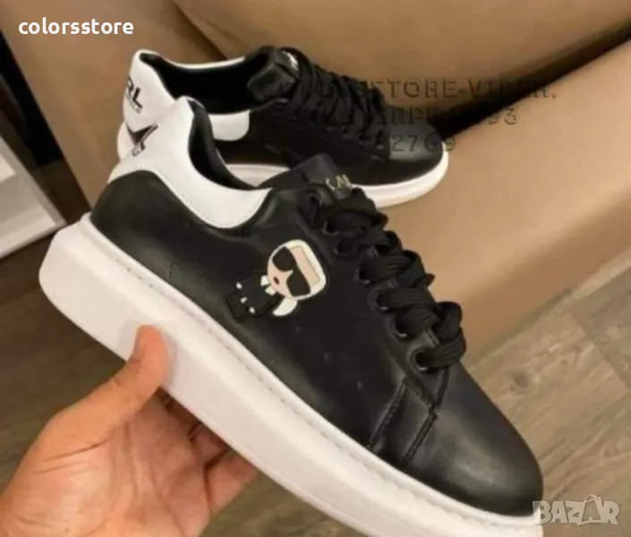 Мъжки черни кецове  Karl Lagerfeld-VR-E68, снимка 1