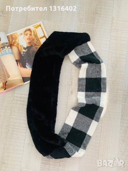 Мек шал в черно и бяло “Primark”, снимка 1