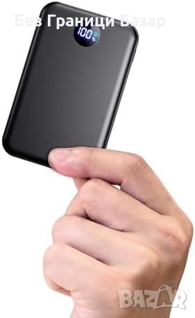 Нов бърз Power Bank 27000mAh 22.5W, USB-C/USB-A, тънка и лека външна батерия, снимка 1