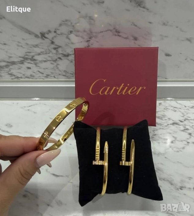 гривна от висококачествена стомана cartier, снимка 1