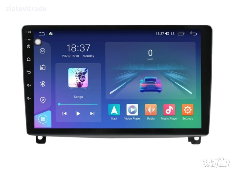 PEUGEOT 407 2004/2008 9'' Андроид навигация /ЧЕРНА /, 9671, снимка 1