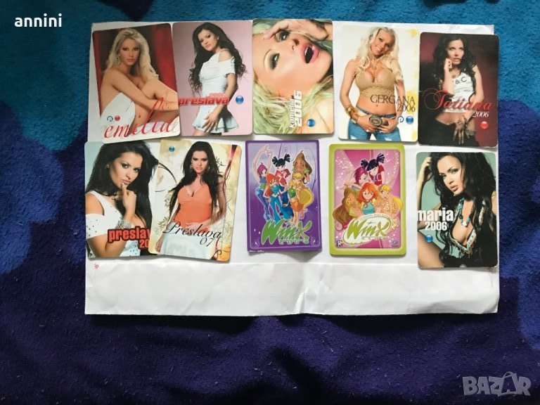 продавам картички на фолк изпълнители, снимка 1