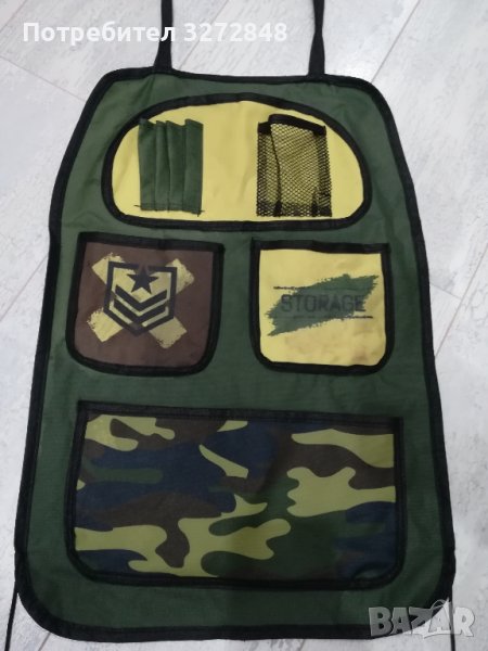 Камуфлажен органайзер за стол за кола 40х58см, снимка 1