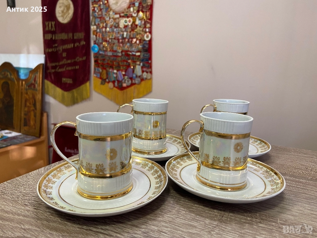Винтидж порцеланови чаени комплекти, 4 комплекта, снимка 1