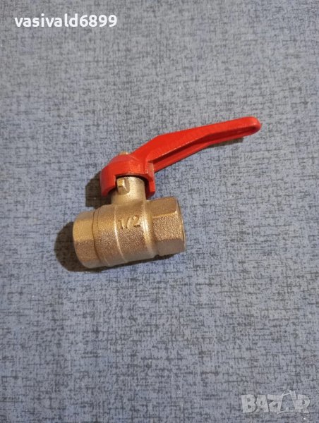 Кран спирателен сферичен 1/2 цол, снимка 1