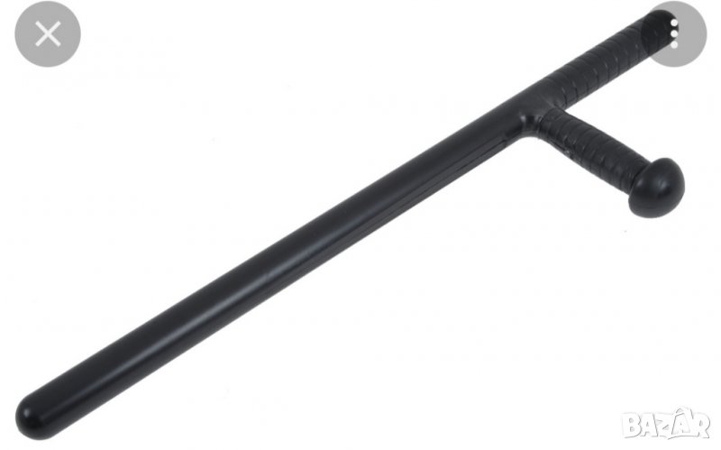 Тонфа Y , Здрава оригинална гумирана пластмасова палка 620 грама, снимка 1