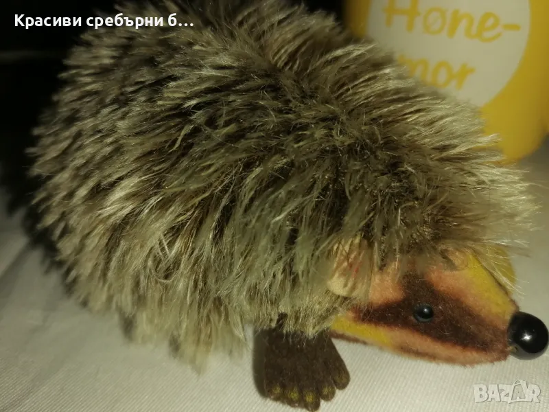 Steiff колекционерска немска играчки таралеж, снимка 1