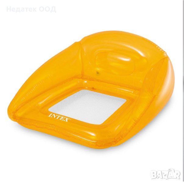 Надуваема седалка Intex, Sea Seat Yellow, 1.04x1.02м, Жълта, снимка 1