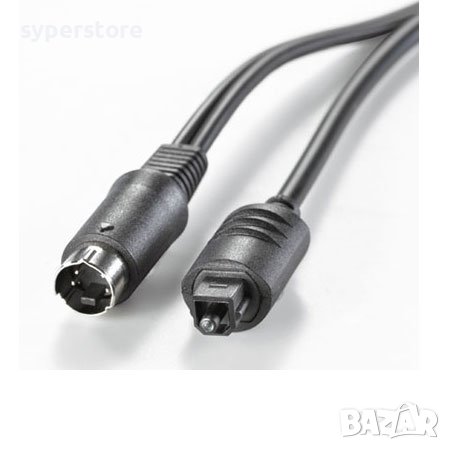 Кабел AV Optic, SVHS M-S/PDIF,1m SS301068, снимка 1